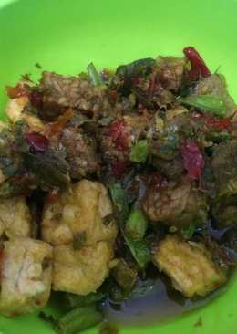 Tahu tempe buncis cabe ijo