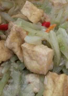 Sayur santan labu siam(manisa) dan tahu