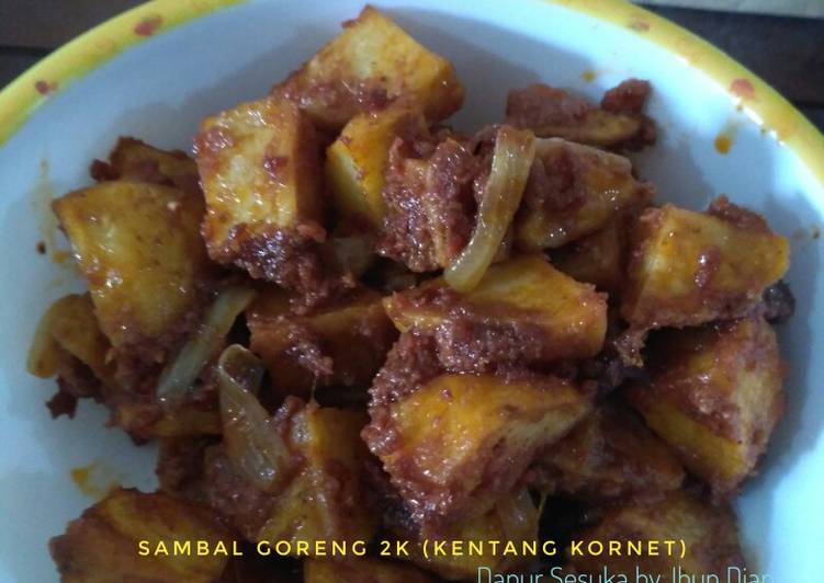 gambar untuk resep makanan Sambal goreng 2k (kentang kornet)