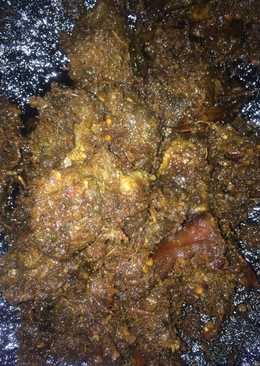Rendang mercon daging sapi