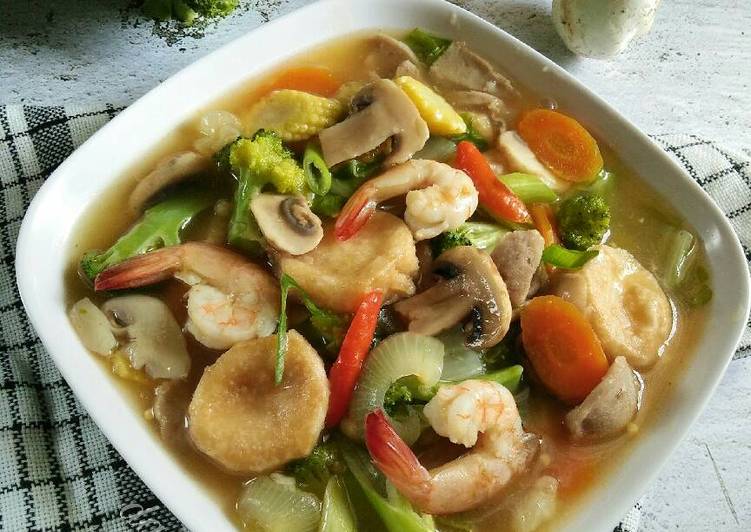 resep masakan SAPO TAHU SPECIAL (#pr_asianfood)