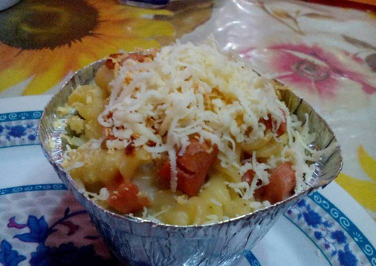 resep lengkap untuk Macaroni shotel panggang