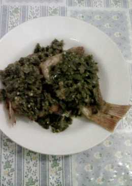 Ikan nila goreng cabe ijo