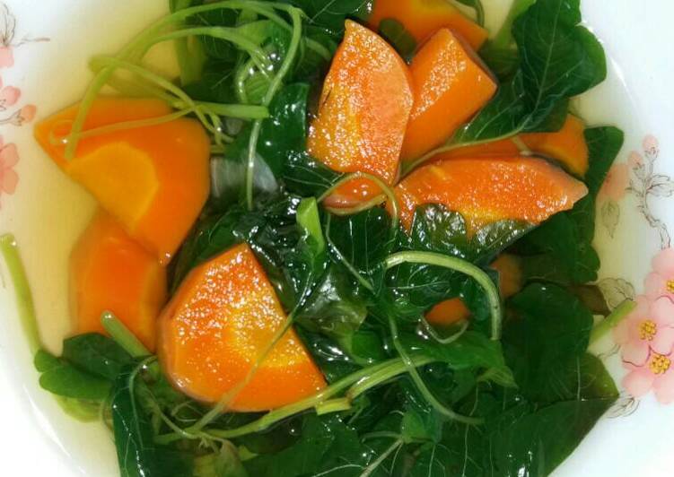 gambar untuk resep makanan Sayur bayam wortel