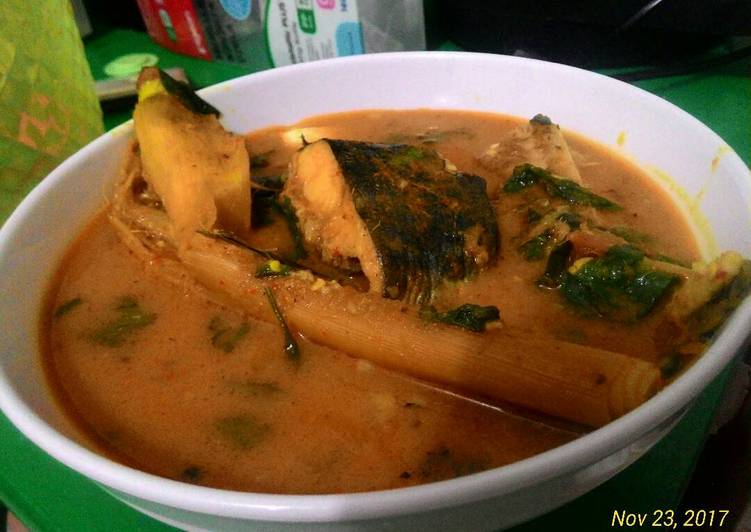 resep makanan Woku Ikan Patin (Non MSG)