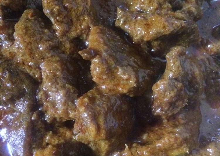 resep lengkap untuk Rendang Daging Suka-Suka