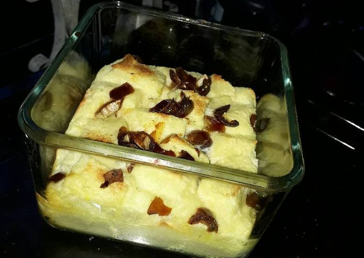 resep makanan Bread pudding kurma #mpasi11m+ #mpasi11bulan