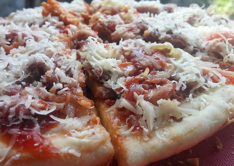 resep makanan Pizza teflon simple