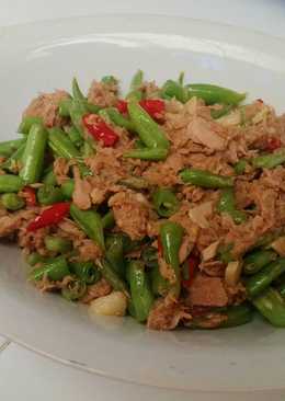 Tumis Buncis Tuna