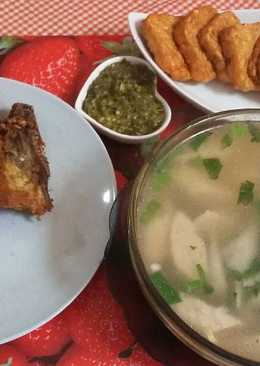 Sop Jamur Otak otak ala tekwan