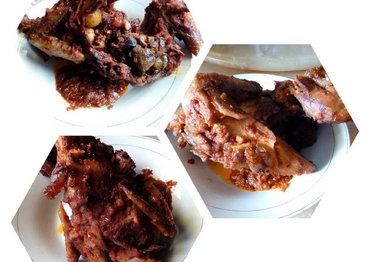 gambar untuk resep Ayam Kampung Panggang selimut sambal