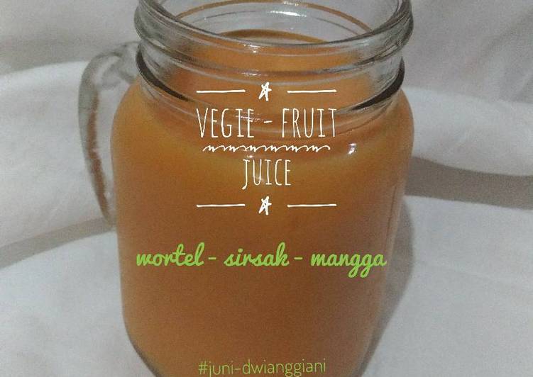 Resep Jus WSM : Wortel Sirsak Mangga