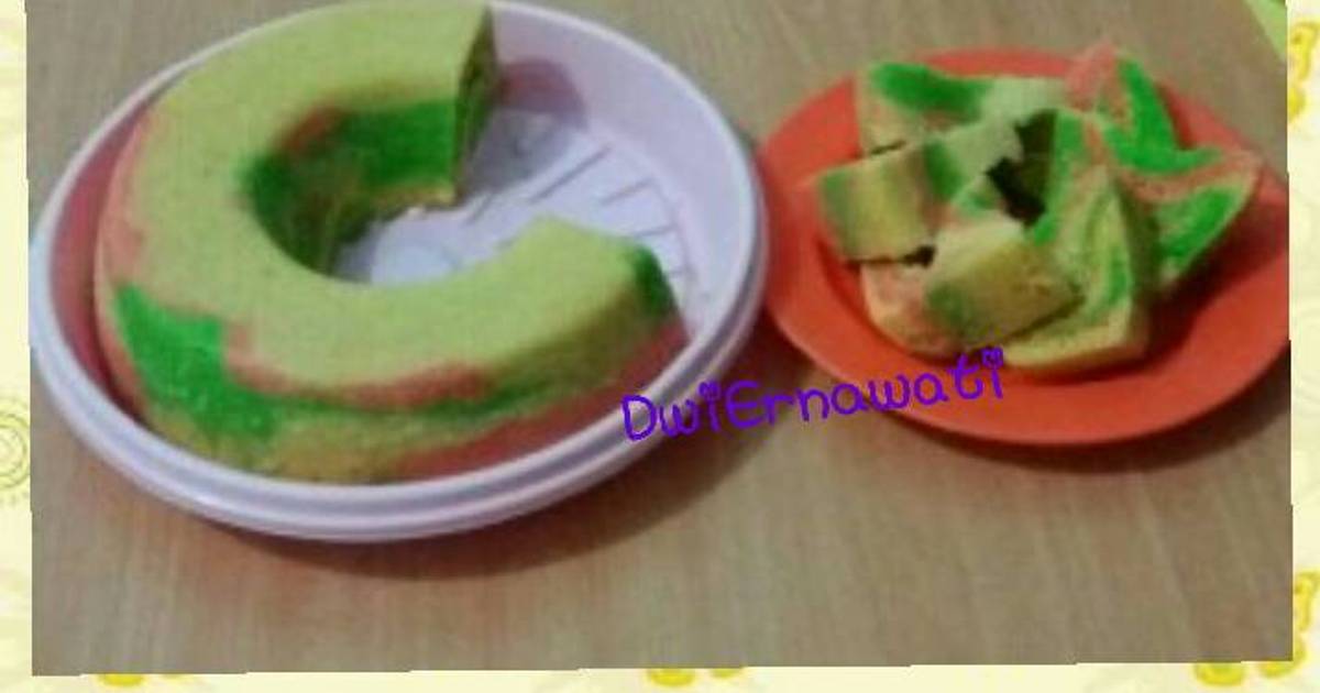 Resep Bolu Kukus Jeruk Pelangi