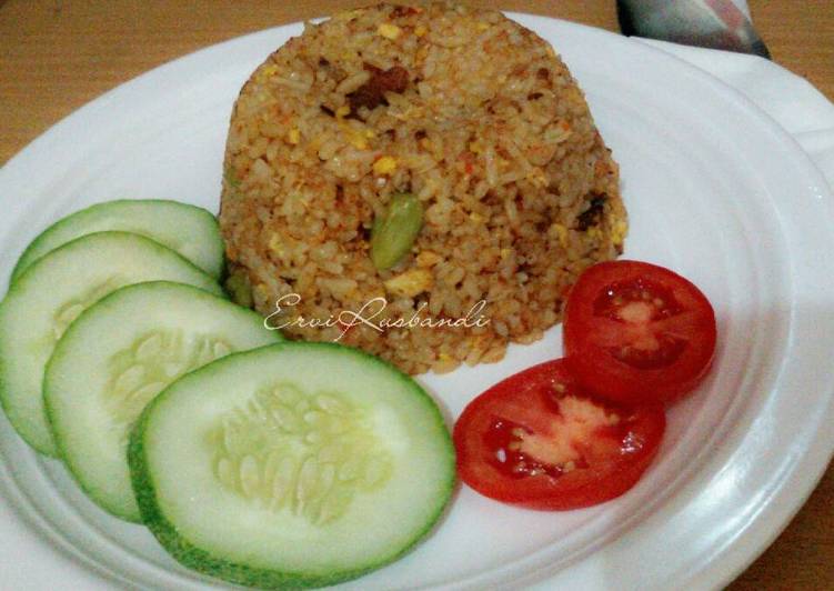 resep Nasi Goreng Sambel Peda+Pete