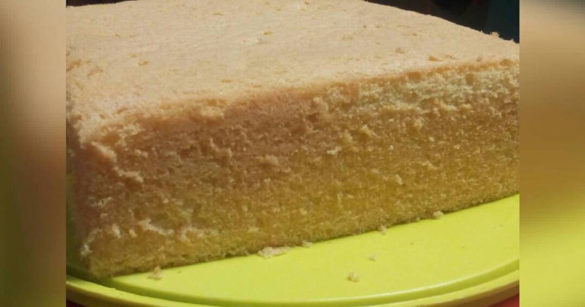 Resep Basic sponge cake gak bantet, lembut kaya sponge