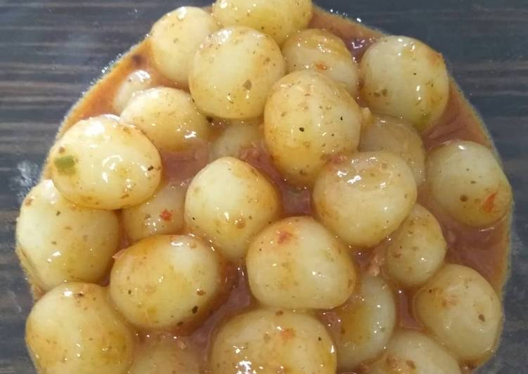 resep Cilok bumbu saos kacang