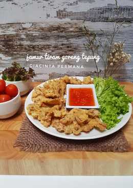 Jamur tiram goreng tepung & saus thailand #SelasaBisa