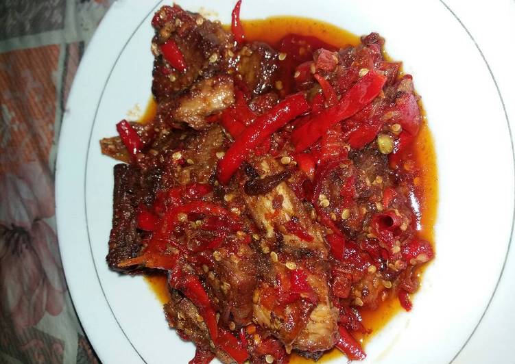 resep masakan Dendeng sapi balado