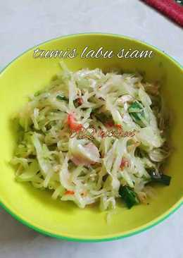 Tumis labu siam ebi