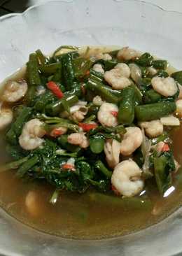 Cah Kangkung Kacang Panjang Udang Saus Tiram