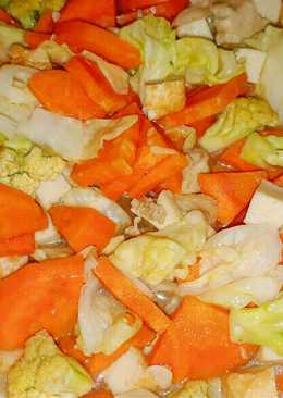 Capcay kuah saus tiram