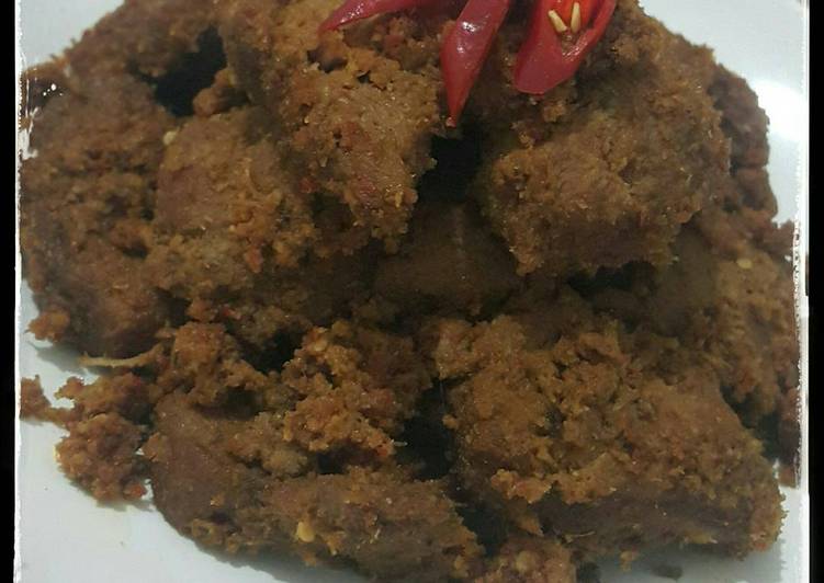 resep lengkap untuk Rendang Daging Sapi