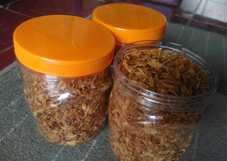 resep Bawang goreng super kriuk