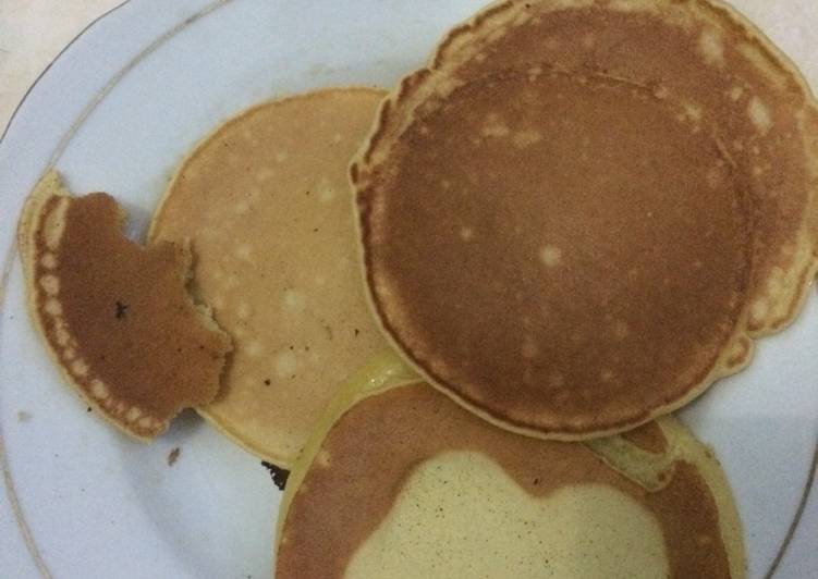 bahan dan cara membuat Pancake Dorayaki Anak Kost