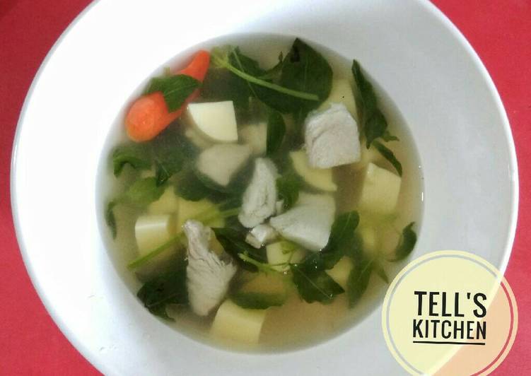 resep lengkap untuk Soup Ikan Tofu