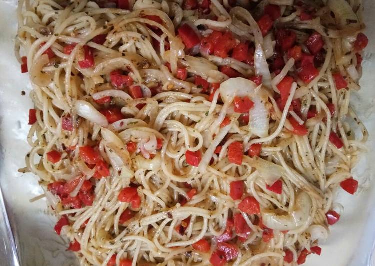 gambar untuk resep makanan Spaghetti aglio olio