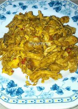 Ayam Suwir mix Orak Arik Telur