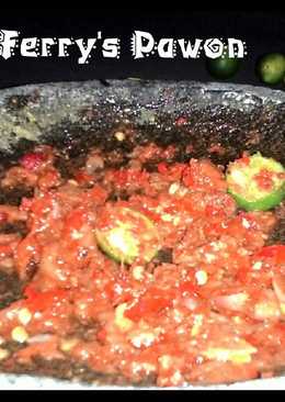 Sambal Bawang Terasi Kulit Udang