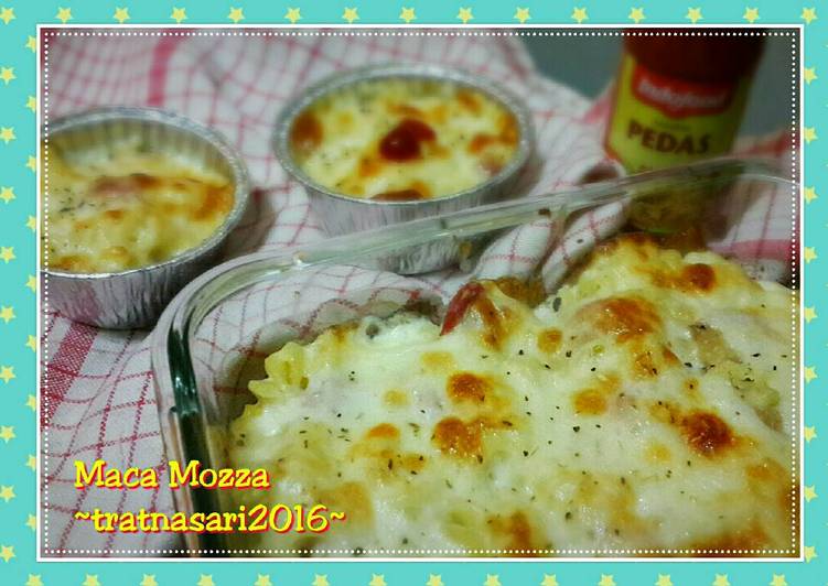 resep makanan Maca Mozza (Macaroni Panggang)