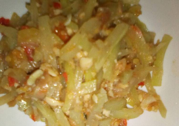 Tumis Pepaya Muda
