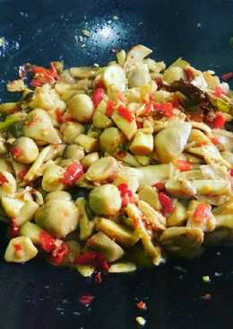 Jamur Tankos Masak Pedas