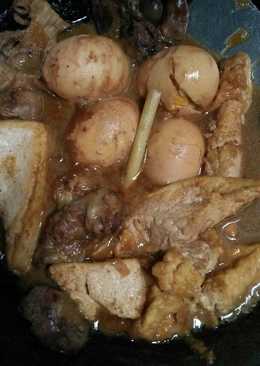 Semur Ati Ampela Tahu Telur