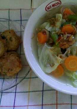 Sayur Sop & Perkedel Kentang