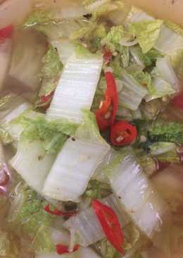 Sayur sawi tumis sarapan instan ala anak kos by ndsdin