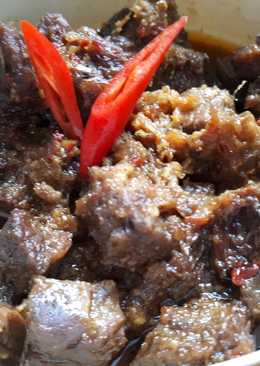 Krengsengan daging khas jawa timuran