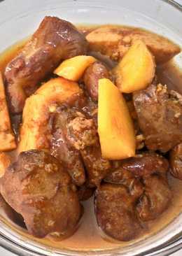 Semur ALa HuTang (Ati Ampela Tahu Kentang) by Mrs. Adi