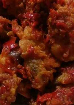Udang tepung balado
