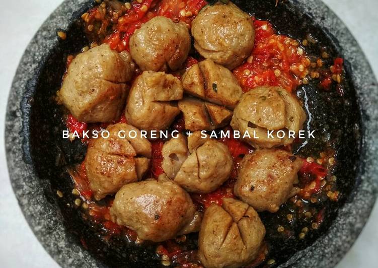 gambar untuk resep makanan Bakso goreng sambal korek