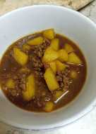 Kentang Tumis Daging Giling