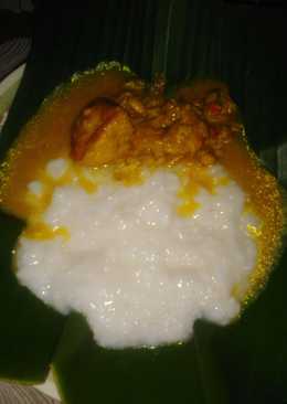 Bubur lethok (sambel tumpang /tempe bosok) khas klaten