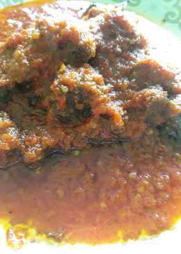 Sambal lado daging sapi