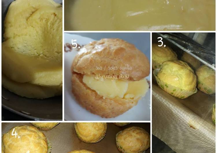 resep makanan Kue sus / soes vanilla