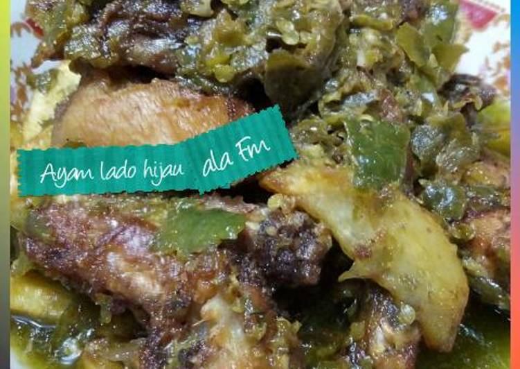Resep Ayam lado hijau + kentang Dari Fitri Mariza