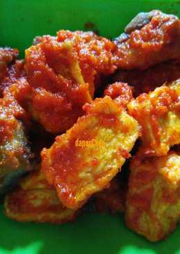 Balado Tahu dan Ayam