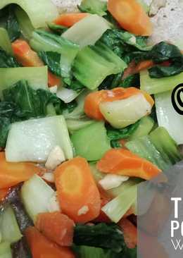 Tumisan Simpel (pokcoy + wortel)