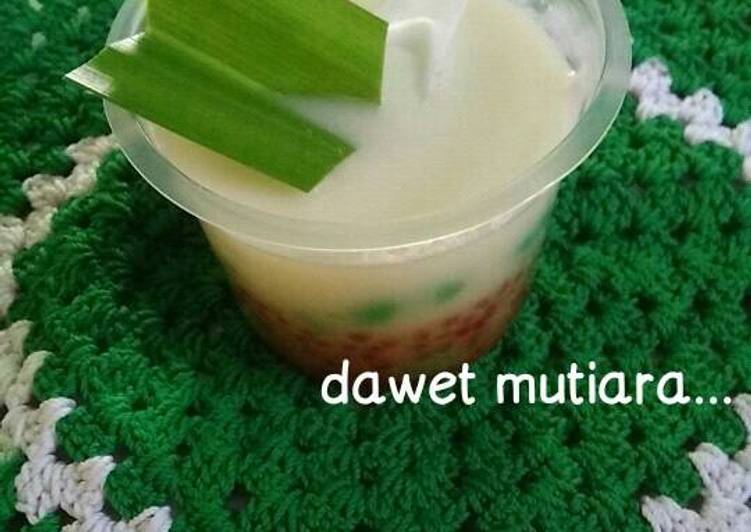 resep lengkap untuk es dawet mutiara